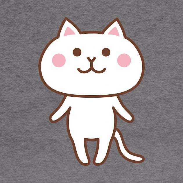 white cat by kawaii_shop